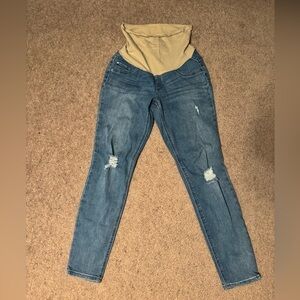 Indigo‎ Blue Maternity skinny jeans size medium